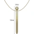 Dilyana- Rechargeable metal stimulator jewelry with a chain Ibiza Clit Pocket gold [2]