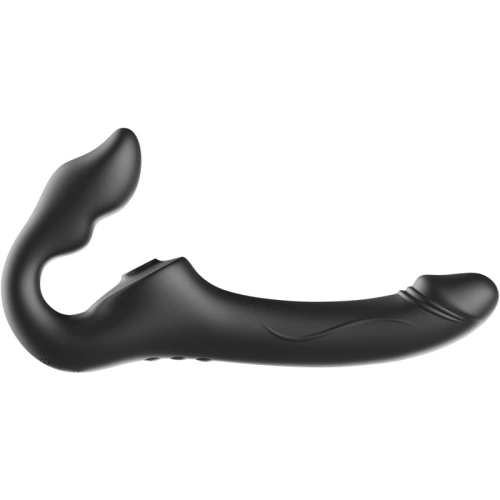 Nina - Rechargeable strapless vibrator with remote Ibiza black