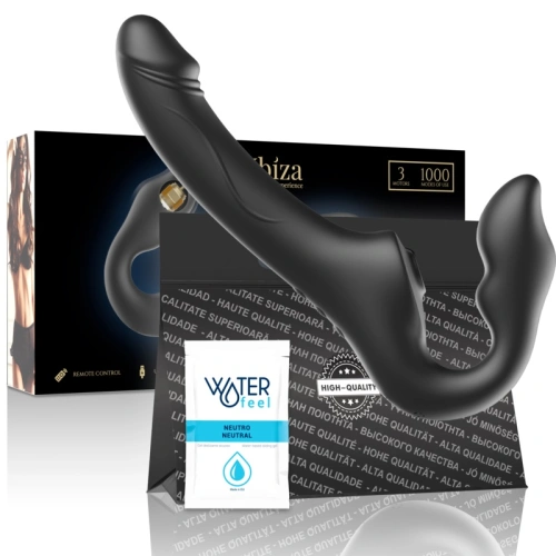 Nina - Rechargeable strapless vibrator with remote Ibiza black [9]