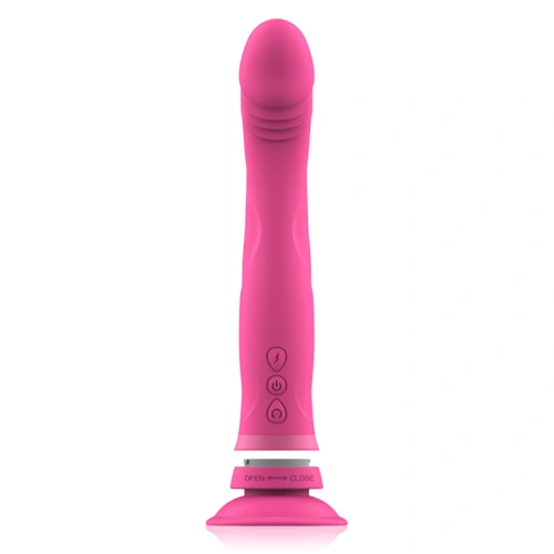 Dilyana- Rechargeable dildo with a vacuum base made of silicone Michelangelo [1]
