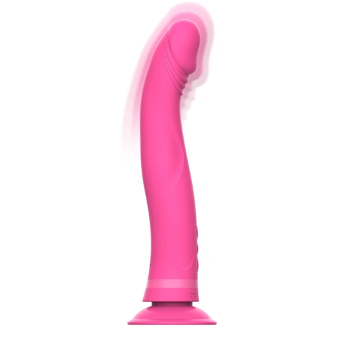 Dilyana- Rechargeable dildo with a vacuum base made of silicone Michelangelo [2]