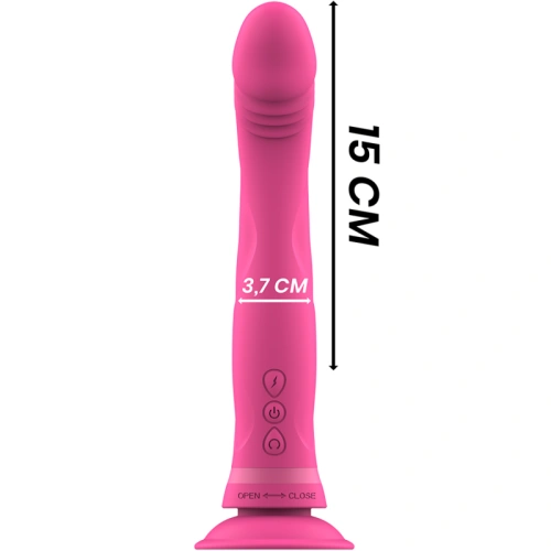 Dilyana- Rechargeable dildo with a vacuum base made of silicone Michelangelo [3]