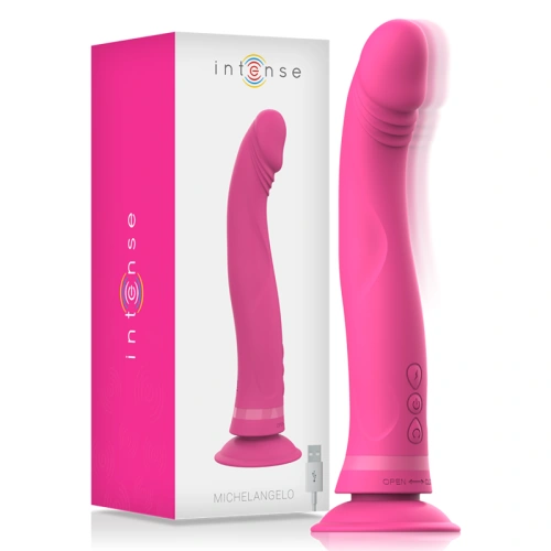 Dilyana- Rechargeable dildo with a vacuum base made of silicone Michelangelo [5]