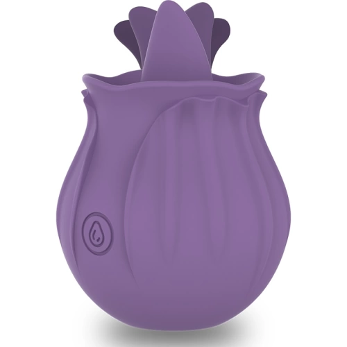 Ver. new Intense Violet Rechargeable Silicone Clitoris Stimulator