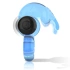 Color* Dilyana- Vibrating penis ring with clitoris stimulator Fry blue [2]