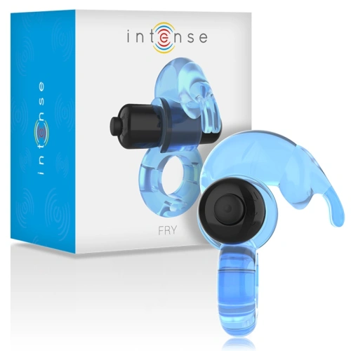 Color* Dilyana- Vibrating penis ring with clitoris stimulator Fry blue [3]