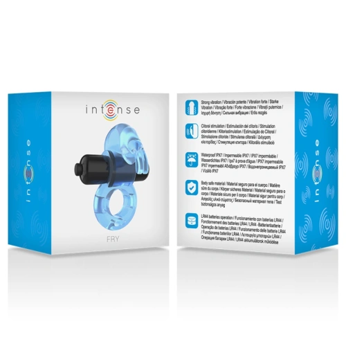Color* Dilyana- Vibrating penis ring with clitoris stimulator Fry blue [4]