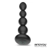 Rechargeable silicone anal rosary with vibration and rotation, with Mouve remote control
