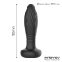 Rechargeable Silicone Vibrating and Thrusting Butt Plug with Remote Control and LED Light Tainy [5]