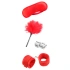 Bondage set for beginners 4 pieces Fetish Intoyou red [1]