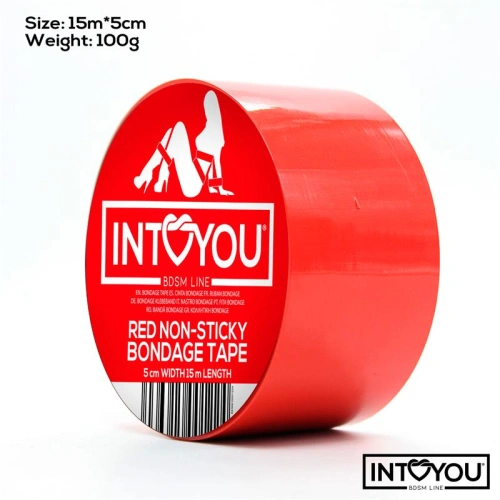 *Nina color - Bondage tape Intoyou Non-Sticky Tape 15 meters red [1]
