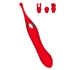 Nina - Rechargeable 2 in 1 Vibrating G-Spot Vibrator and Stimulator with Attachments Onax Red [1]