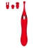Nina - Rechargeable 2 in 1 Vibrating G-Spot Vibrator and Stimulator with Attachments Onax Red [2]