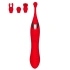 Nina - Rechargeable 2 in 1 Vibrating G-Spot Vibrator and Stimulator with Attachments Onax Red [3]