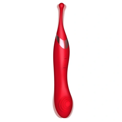 Nina - Rechargeable 2 in 1 Vibrating G-Spot Vibrator and Stimulator with Attachments Onax Red [4]