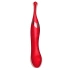 Nina - Rechargeable 2 in 1 Vibrating G-Spot Vibrator and Stimulator with Attachments Onax Red [4]