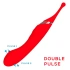 Nina - Rechargeable 2 in 1 Vibrating G-Spot Vibrator and Stimulator with Attachments Onax Red [7]