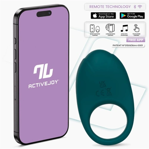 Nina - Vibrating Penis Ring with Mobile App Intoyou Ringo Green