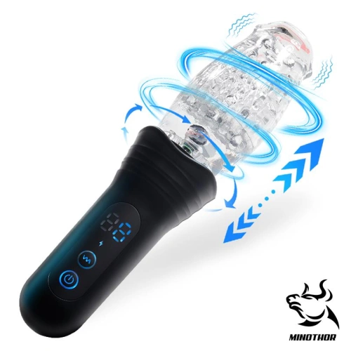 Nina - Rechargeable automatic masturbator with vibration thrusting and rotation Intoyou Subaz Soft [2]