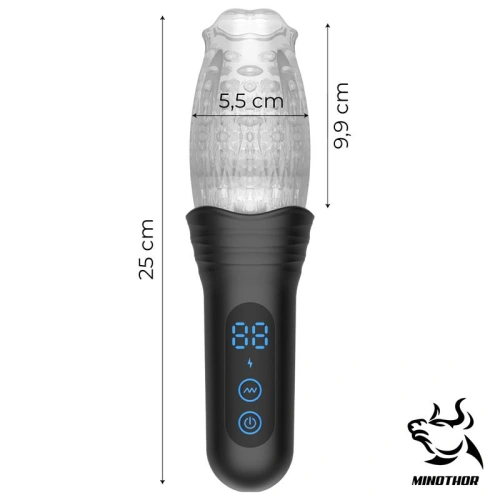 Nina - Rechargeable automatic masturbator with vibration thrusting and rotation Intoyou Subaz Soft [4]