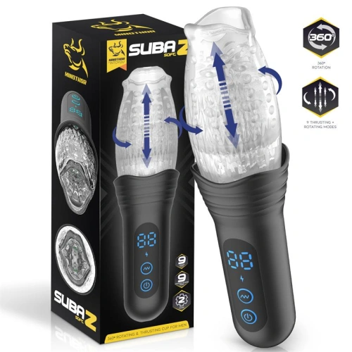 Nina - Rechargeable automatic masturbator with vibration thrusting and rotation Intoyou Subaz Soft [9]