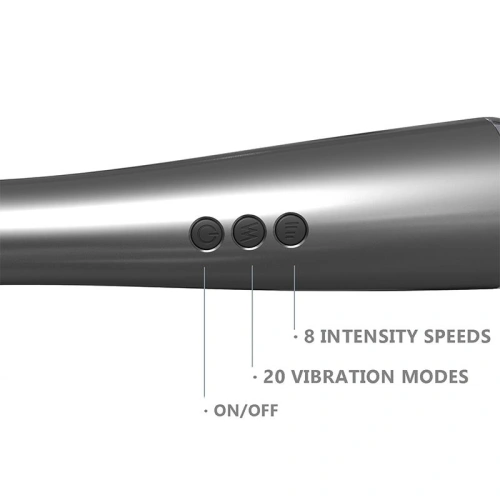 Nina - Powerful rechargeable Action Graphity Wand massager pearl gray [5]