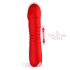 Rechargeable silicone thrusting vibrator Unihorn Marygold red [1]