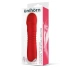 Rechargeable silicone thrusting vibrator Unihorn Marygold red [11]