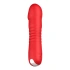Rechargeable silicone thrusting vibrator Unihorn Marygold red [2]