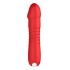 Rechargeable silicone thrusting vibrator Unihorn Marygold red [4]