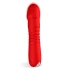 Rechargeable silicone thrusting vibrator Unihorn Marygold red