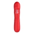 Rechargeable silicone thrusting vibrator Unihorn Marygold red [8]