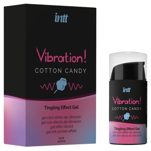 Liquid vibration gel - Cotton Candy tingly gel [1]