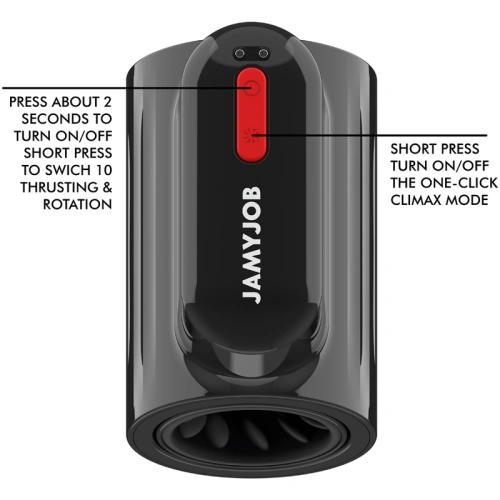 Nina - JamyJob Vortex Rechargeable Double Open Thrust and Rotation Masturbator [4]