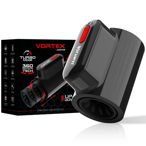 Nina - JamyJob Vortex Rechargeable Double Open Thrust and Rotation Masturbator [5]