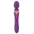 Javida Rechargeable Double Wand Massager and Vibrator Purple [1]