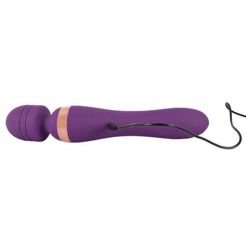 Javida Rechargeable Double Wand Massager and Vibrator Purple [5]