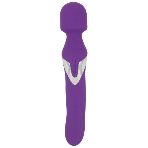 Javida Double Vibrator with Rotating Pearls and Wand Massager [1]