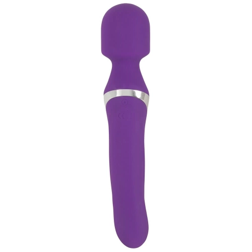 Javida Double Vibrator with Rotating Pearls and Wand Massager [3]