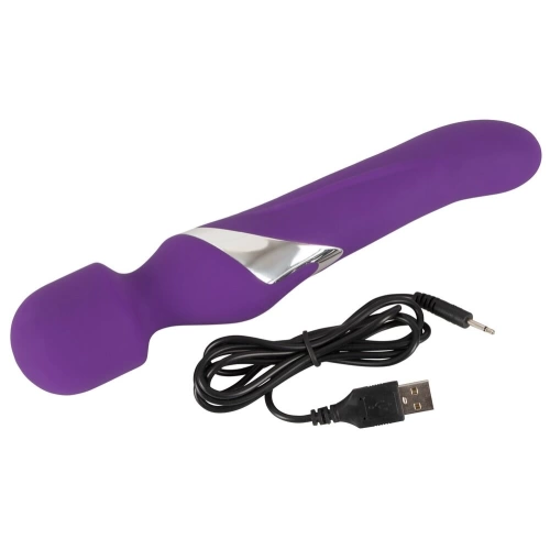Javida Double Vibrator with Rotating Pearls and Wand Massager [5]