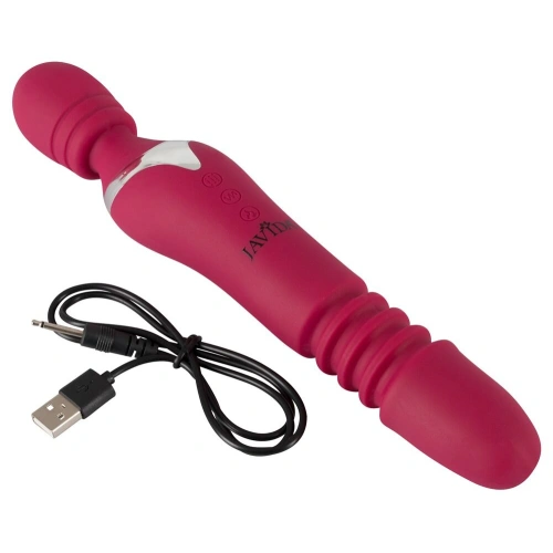 2 in 1 vibrator and wand massager with heating effect from Javida silicone [4]