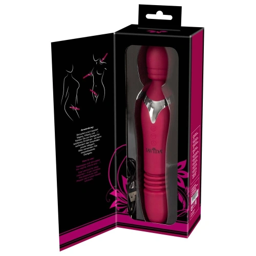 2 in 1 vibrator and wand massager with heating effect from Javida silicone [7]