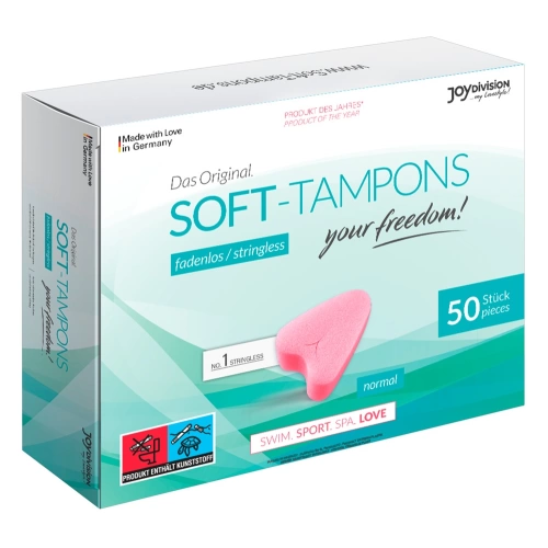 Box of 50 pcs. tampons for sex Joy Division Soft Tampons Box of 50 pcs. tampons for sex Joy Division Soft Tampons