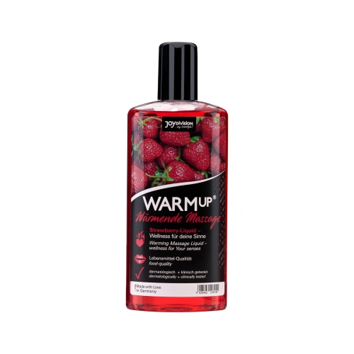 Warming massage oil Joy Division strawberry 150 ml. [1]