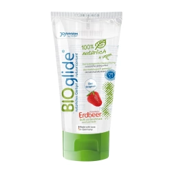 Bio lubricant with strawberry flavor Bioglide Strawberry 80 ml.