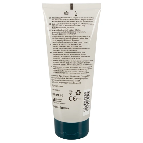Anal lubricant with panthenol, hyaluronic and silicone Just Glide Premium Anal 200 ml. [2]