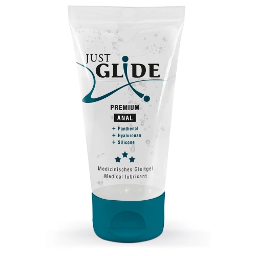 Anal lubricant with panthenol, hyaluronic and silicone Just Glide Premium Anal 50 ml.