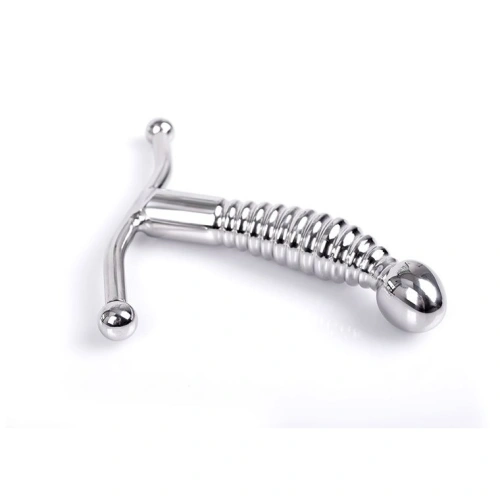Nina - Metal Ribbed Prostate Stimulator Kiotos
