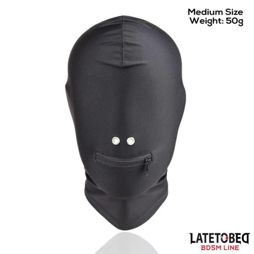 Dilyana- Mask with breathing holes and mouth zipper Latetobed ​​BDSM Line [1]