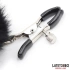 Dilyana- Fur Ball Clamps with fluffy black balls [2]